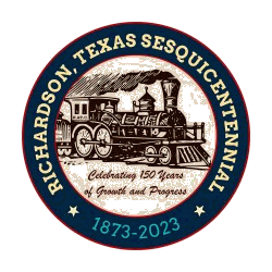 Richardson, Texas Sesqucentennial emblem